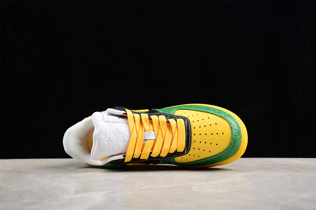 Off-White™ x Nike Air Force 1 Low Off-White™ inspired shoes, featuring Louis Vuitton