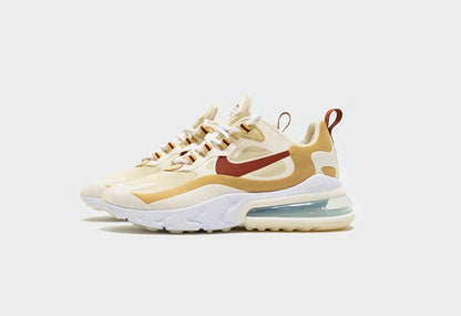Nike Air Max 270 React, Light Cream/Red Clay Edition
