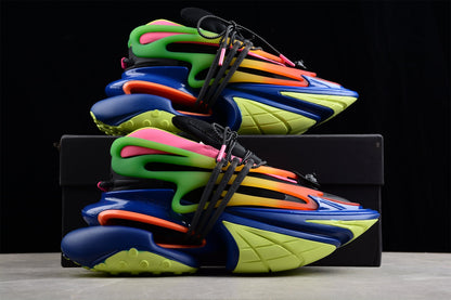 Balmain B-Runner Sneakers Multicolor Neon, Luxus trifft Future-Design in Farbe
