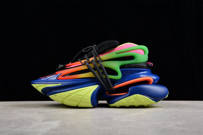 Balmain B-Runner Sneakers Multicolor Neon, Luxus trifft Future-Design in Farbe