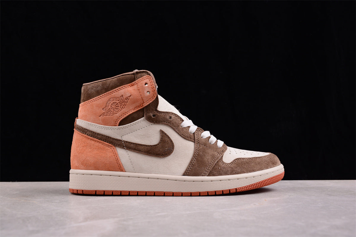 Air Jordan 1 Retro High OG, Sandstone Brown & Ember Orange