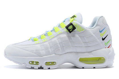 Nike Air Max 95, White Neon Multi-Swoosh Edition