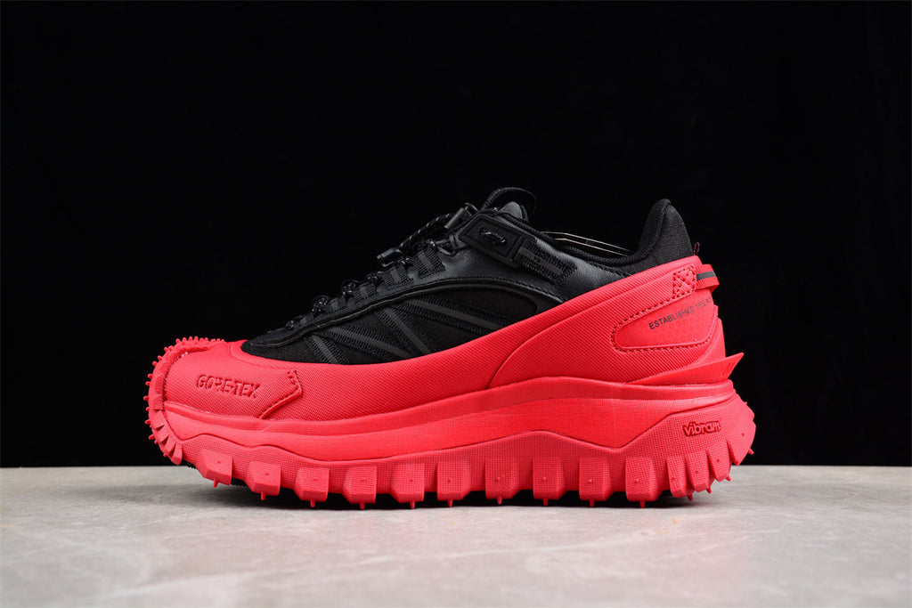 Moncler Trailgrip GTX auffälligen Schwarz-Rot-