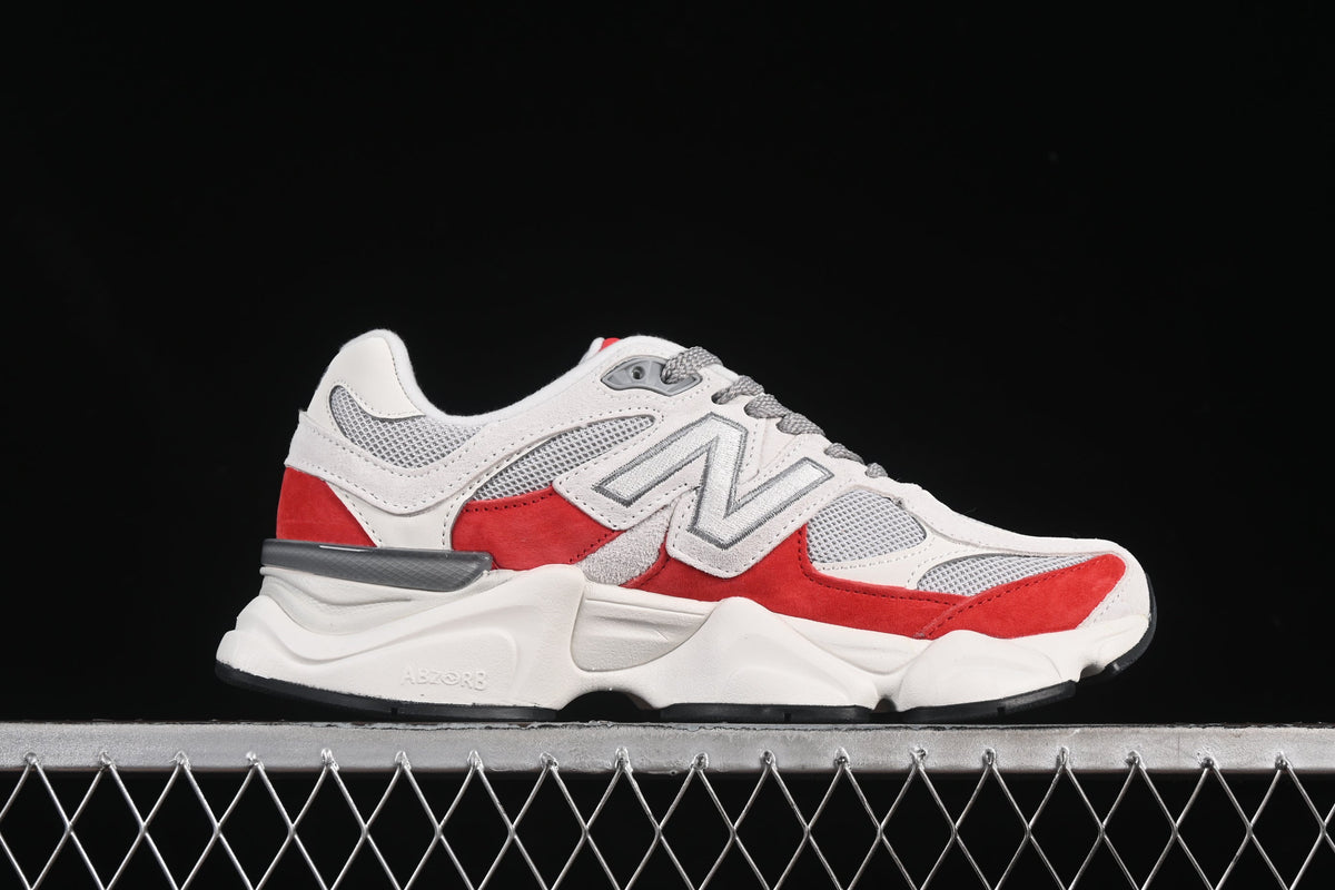 New Balance 9060Crimson Red & Cloud Grey Edition