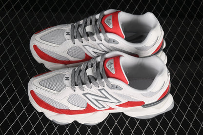 New Balance 9060Crimson Red & Cloud Grey Edition
