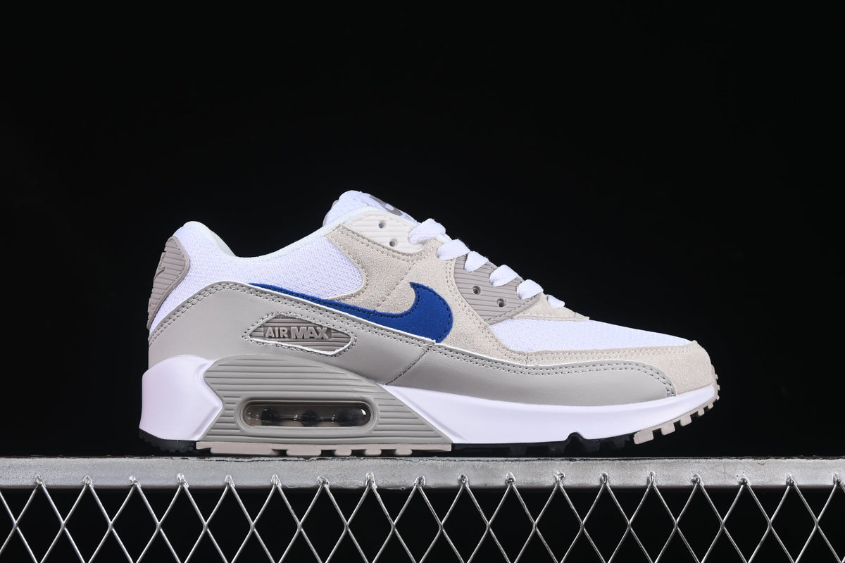 Nike Air Max 90 (White/Grey/Beige/Blue)
