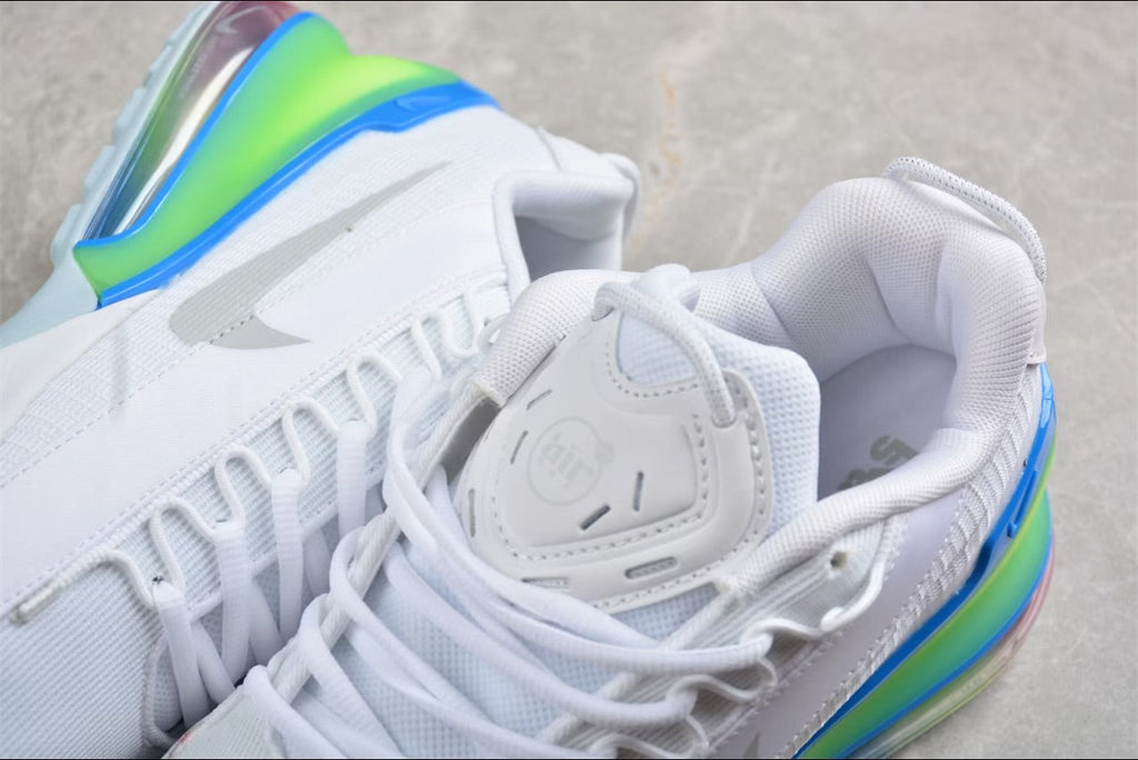 Nike Air Max 270 “React ENG”, White/Volt/Blue Fury/Pink Blast