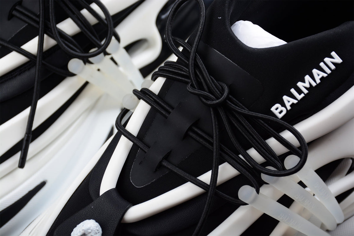 Balmain B-Runner Sneakers Black/White