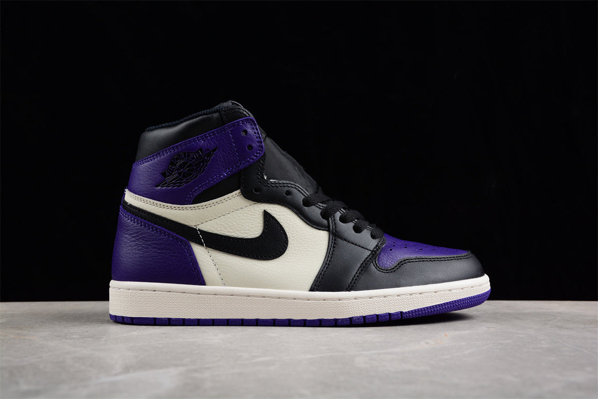 Air Jordan 1 High OG, Black & Purple Edition