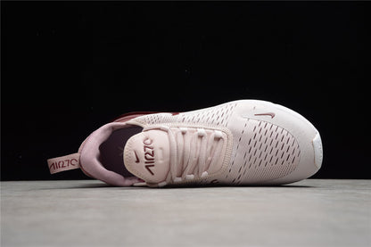 Nike Air Max 270 Light Pink / Burgundy Red accents