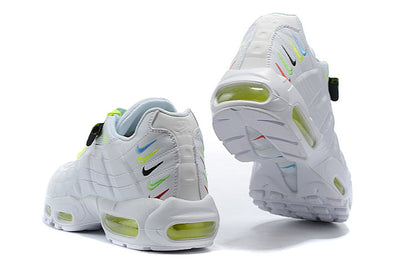 Nike Air Max 95, White Neon Multi-Swoosh Edition