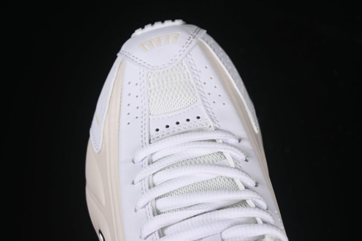 Nike Shox R4 • Upper Colors: White and beige with perforated