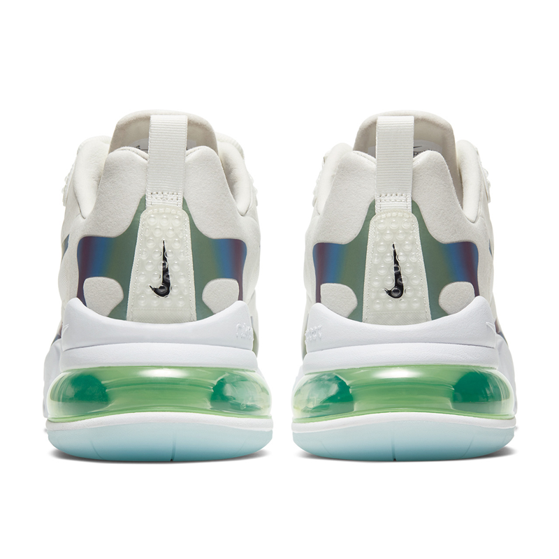 Nike Air Max 270 React, White Iridescent Edition