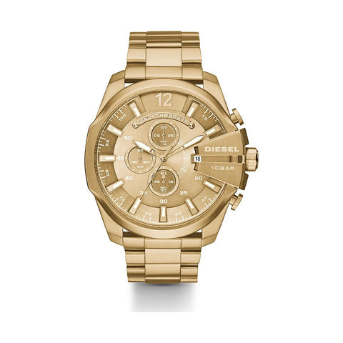 Diesel Mega Chief DZ4360 Men's Watch, Gold Tone