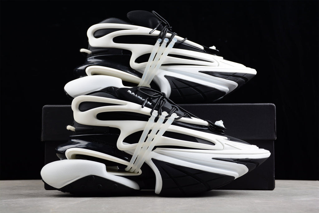 Balmain B-Runner Sneakers Black/White