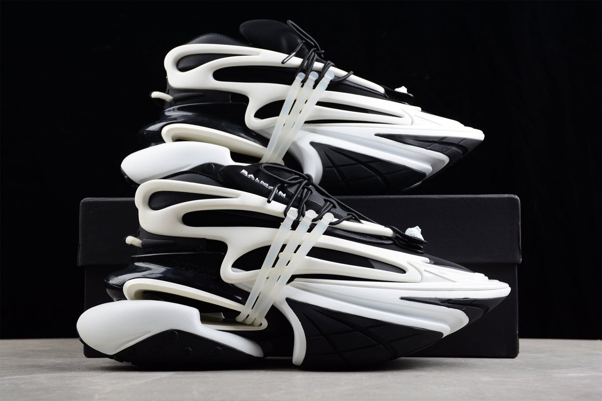 Balmain B-Runner Sneakers Black/White