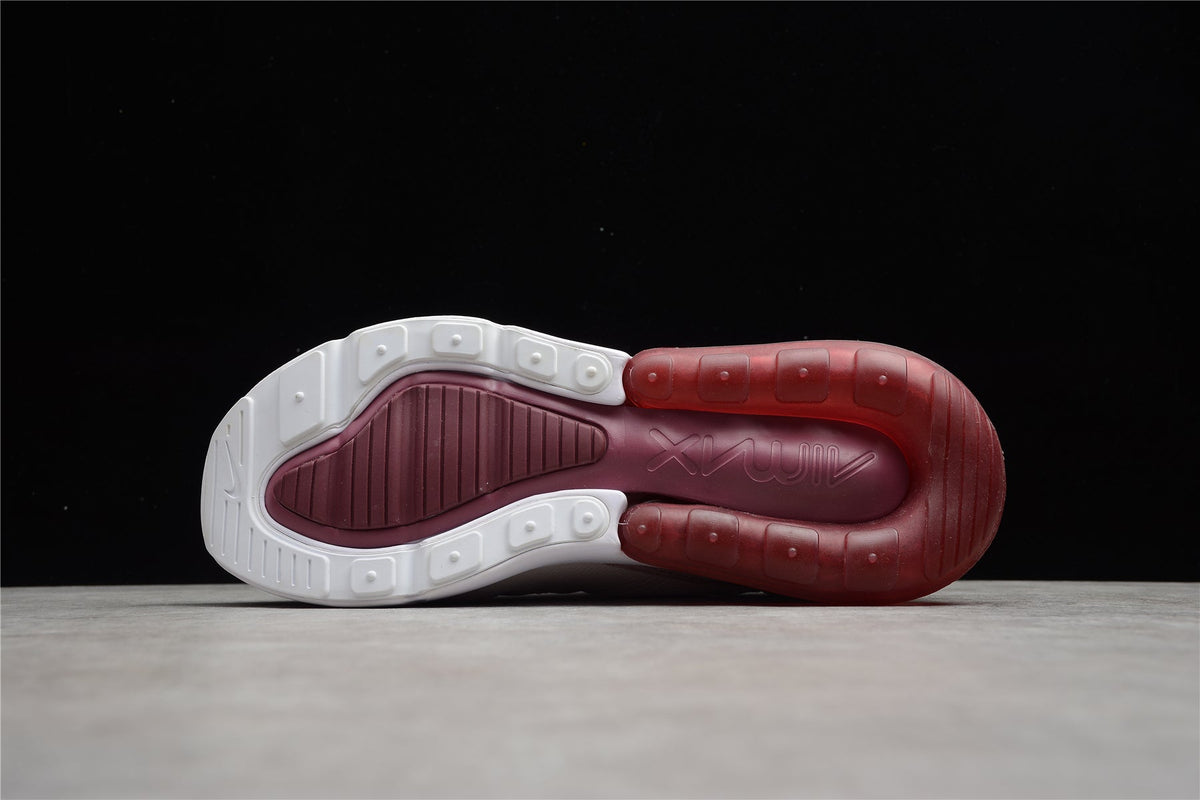 Nike Air Max 270 Light Pink / Burgundy Red accents