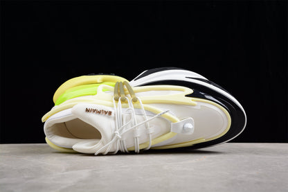 Balmain B-Runner Sneakers White/Yellow Neon Green