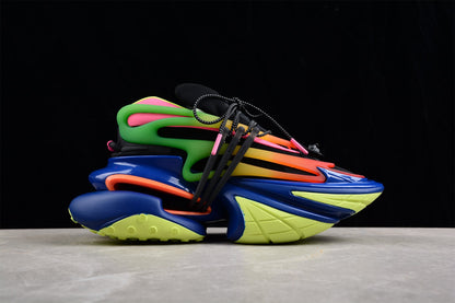 Balmain B-Runner Sneakers Multicolor Neon, Luxus trifft Future-Design in Farbe