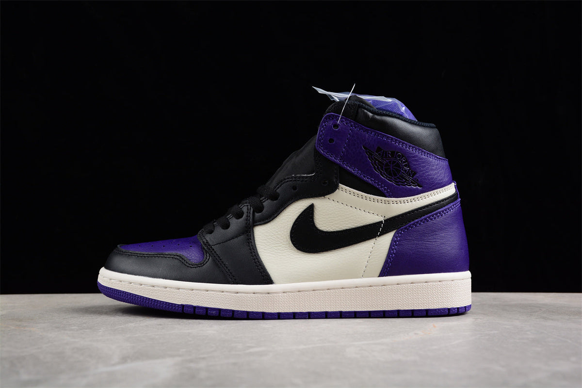 Air Jordan 1 High OG, Black & Purple Edition