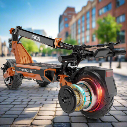 E-Scooter D7/D7 PRO ABE (Premium Version), NFC/Blinker/APP, 90-120KM Reichweite 20,8AH