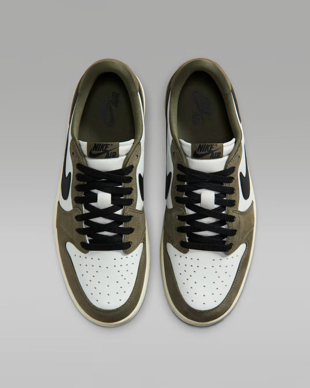 Air Jordan 1 Retro Low "Medium Olive and Summit White"