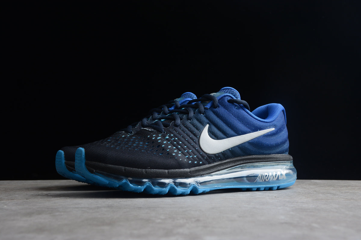 Nike Air Max 2017 in einer dunkelblau-schwarzen Farbvariante mit einer