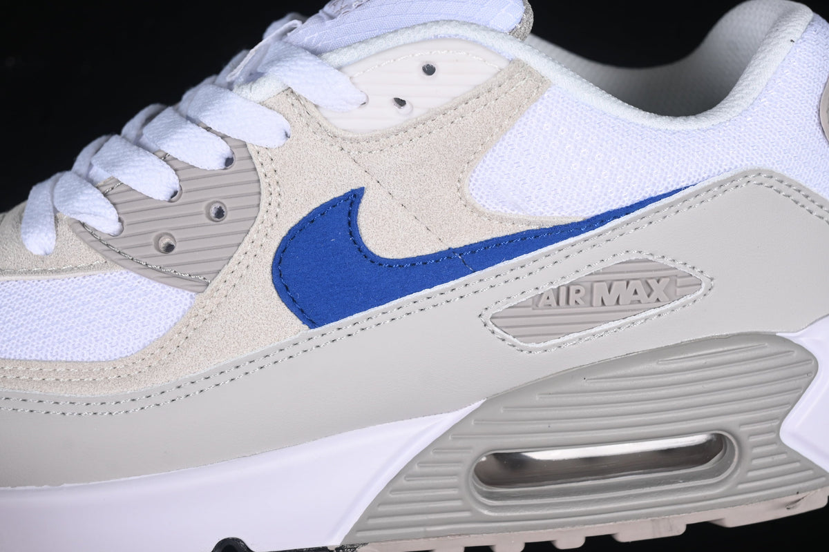 Nike Air Max 90 (White/Grey/Beige/Blue)