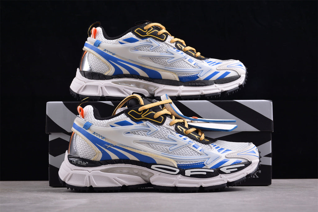 Off-White™ x Nike Zoom Vomero 5 (White/Blue/Black/Orange)
