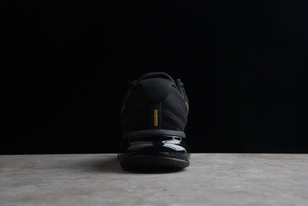 Nike Air Max 2017 in einer auffälligen Black/Gold-Farbkombination.