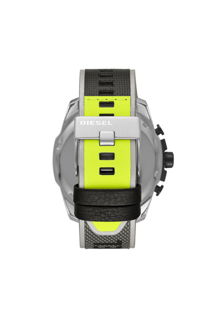 Diesel Mega Chief DZ4523, Iridescent Dial and Black Nylon, view 3