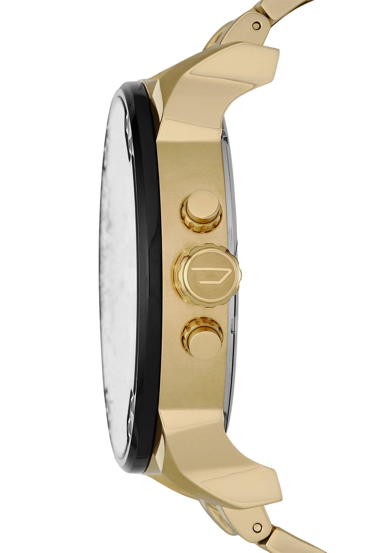 Diesel Mr. Daddy 2.0 DZ7333, Gold Tone and Black, view 2