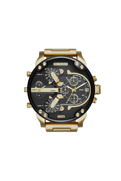 Diesel Mr. Daddy 2.0 DZ7333, Gold Tone and Black, view 1