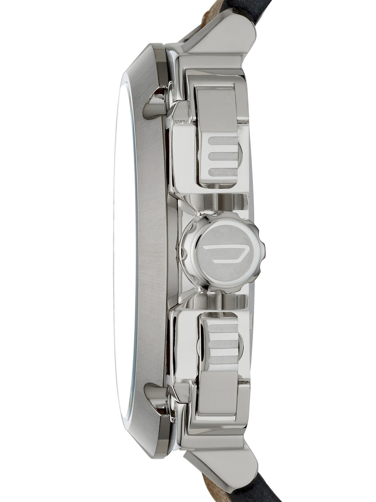 Diesel BAMF DZ7343, Grey and Brown Leather, view 2