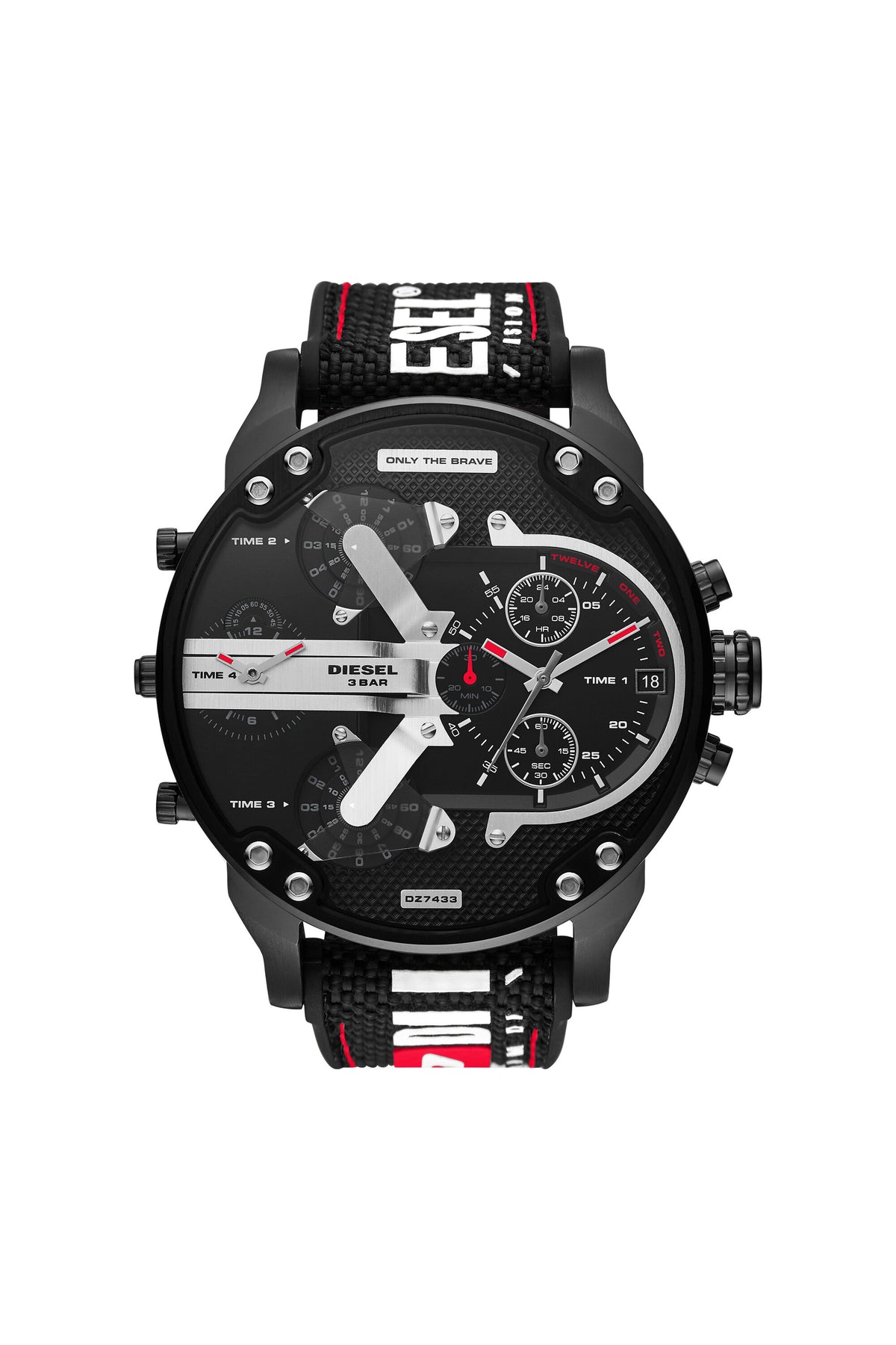 Diesel Mr. Daddy 2.0 DZ7433, Black Logo Strap, view 1