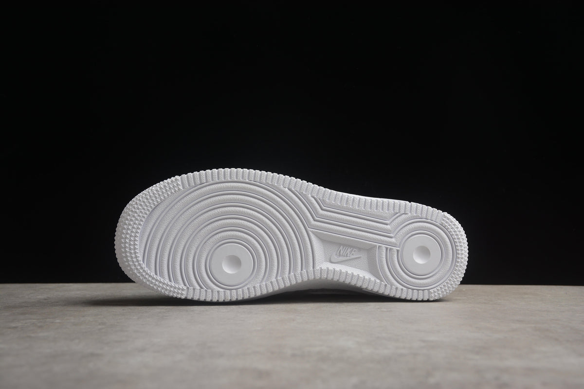 Louis Vuitton x Nike Air Force 1 Mid, All-White Monogram