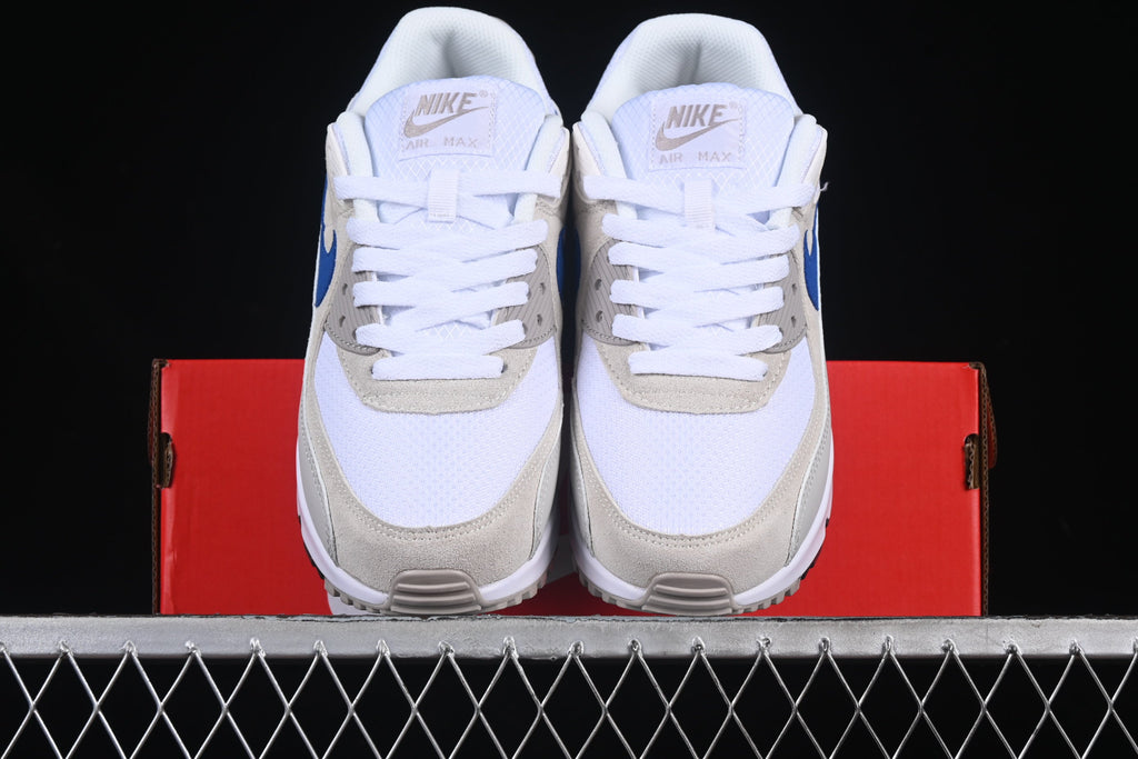 Nike Air Max 90 (White/Grey/Beige/Blue)