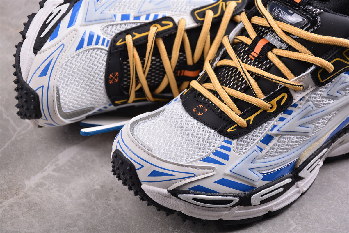 Off-White™ x Nike Zoom Vomero 5 (White/Blue/Black/Orange)