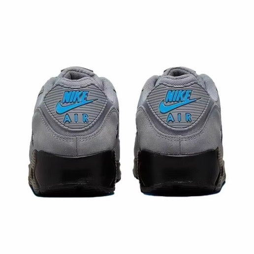 Nike Air Max 90 Grey Black Blue, Air Cushion Shoes