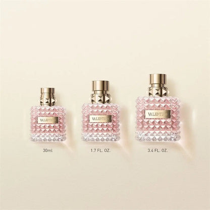 Valentino Donna EDP 100ml – a luxurious floral-powdery perfume with rose, iris, leather & vanilla. Elegant, feminine, long-lasting. 100% authentic designer fragrance. VLP.LIFE