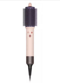 Pink and purple hot air styling brush, product view