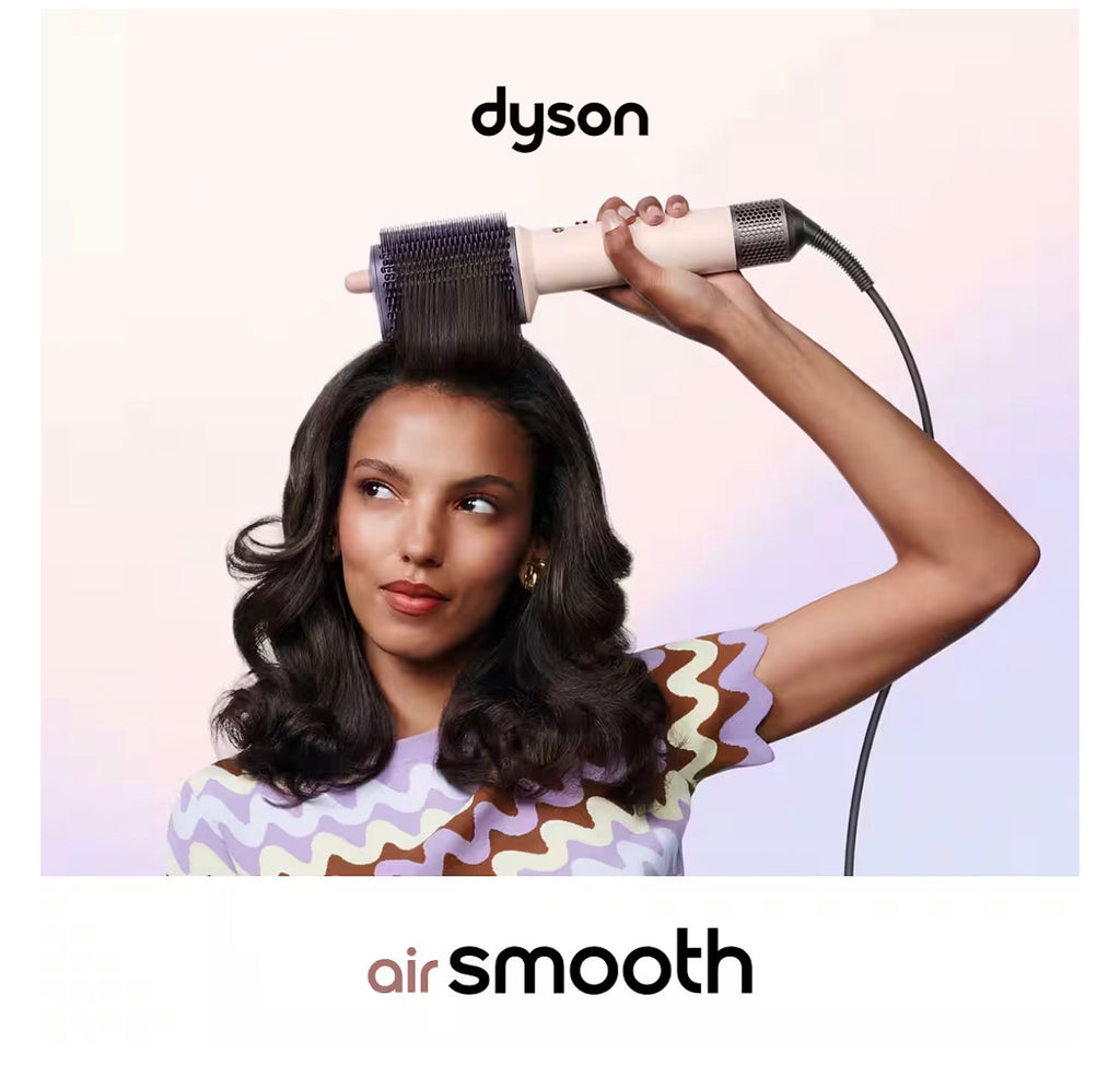 Dyson Airsmooth styling brush in ceramic pink, supplied product photograph