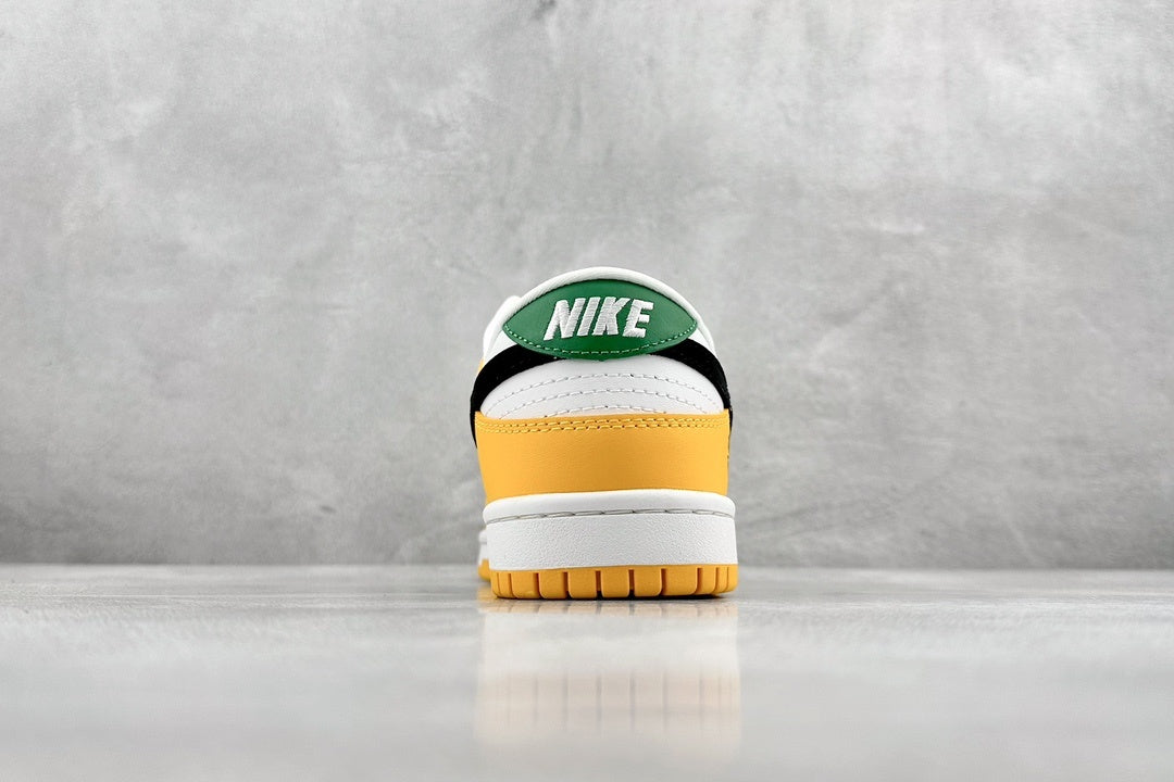 Yellow, white and black low-top sneaker, product view 6