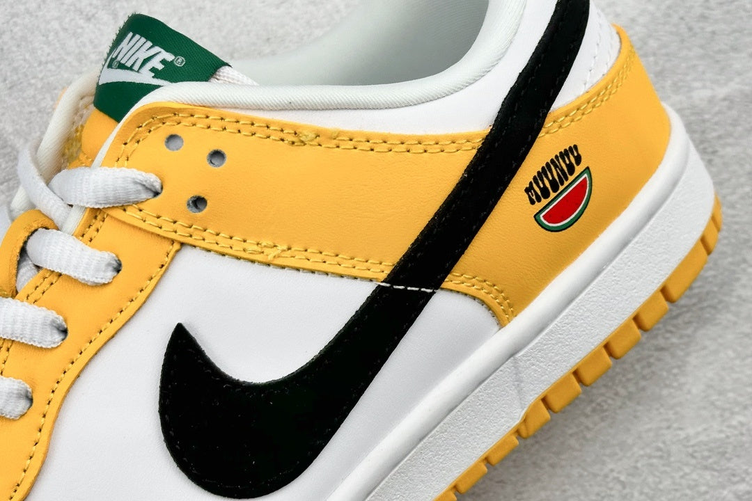 Yellow, white and black low-top sneaker, product view 9