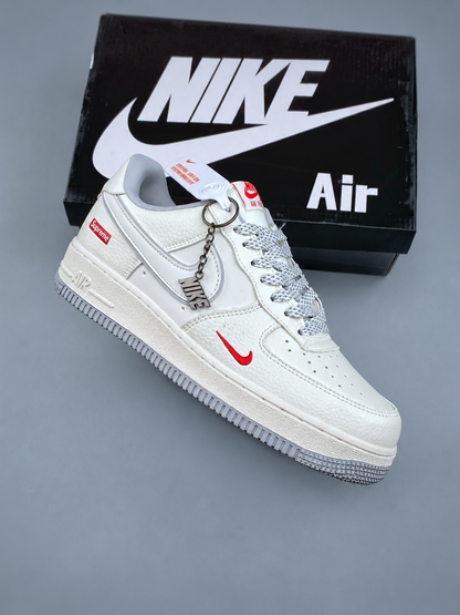 White low top sneaker, hand removed from supplied photo