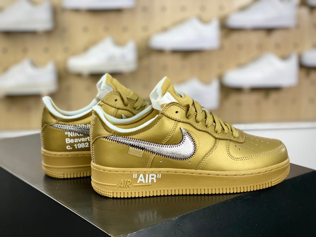Metallic gold low-top sneakers, product detail 3014