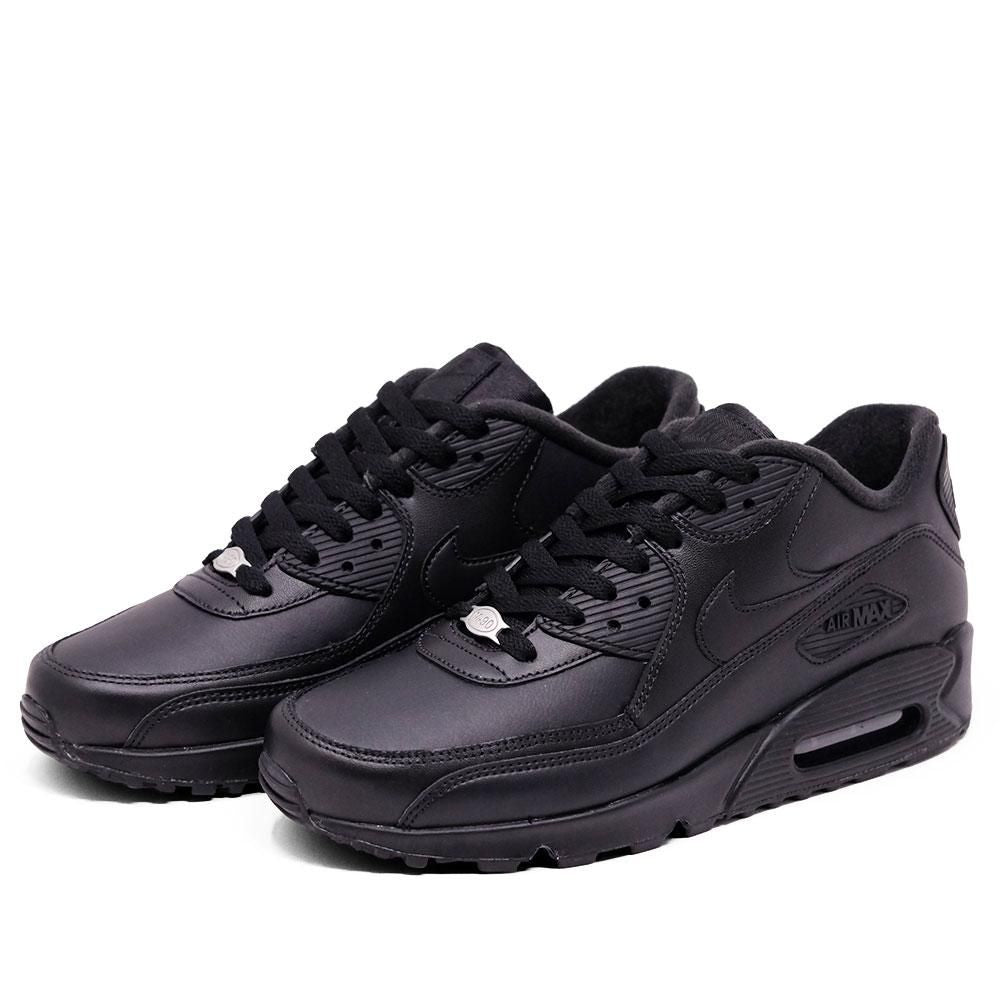 Nike Air Max 90 Leather, Triple Black