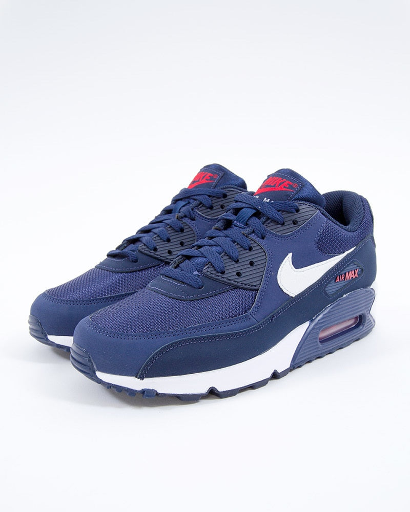 Nike Air Max 90, Midnight Navy and University Red