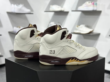 Air Jordan 5 Retro Golden Ticket | Earth / Sail / Metallic Gold | supplied product photograph