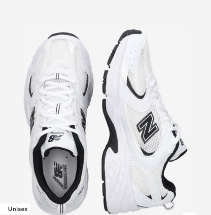 New Balance 530 | White / Black | supplied product photograph